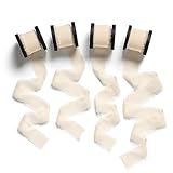 【Hinweis】Chiffon geschenkband kommt mit einer hölzernen Spule, kann leicht gespeichert werden.Es ist ein handgefertigtes schleifenband.Wir empfehlen Handwäsche;Oder Maschinenwäsche im Wäschesack auf sanftem Zyklus. Zusätzlicher Duftstoff und Weichspüler werden eine Beschichtung auf dem Band hinterlassen, bitte nicht verwenden.