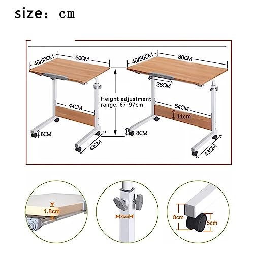 Bureau d'ordinateur relevable table de lit réglable et inclinable - 3