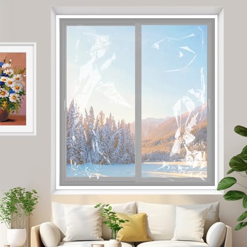 �h���V�[�g �� �K���X�f�M�V�[�g �N���A ���� ���I�h�~ �V�[�g �ȃG�l DIY �H��s�v �G�R �ډB���ۉ� �h�� �h�� �h�� �h�� �ߓd �����΍� ��C�h�~ �g�[�������啝�ɃA�b�v ���t���ȒP �ė��p�\ �}�W�b�N�e�[�v�t(�z���C�g,80cm W x 