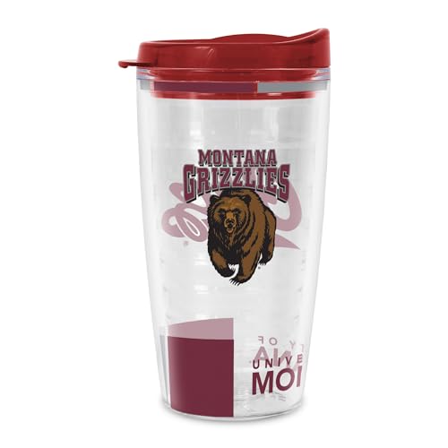 Rico Industries NCAA Montana Grizzlies Double Wall 16oz Tritan Tumbler