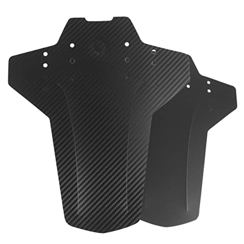 Mikikit Dustproof Universal for Bike Carbon Fiber Easy Assembly Bike Accessories 3D Curved Plastic