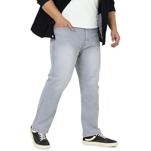 Image of Urbano Plus Men's Straight Fit Mid Rise Jeans