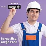 90 PCS Étiquettes de boîte à outils magnétique, 82 Pré-imprimé & 8 Blanks Grande Taille Outil Coffret Organisateur Étiquettes Magnétique Fort & Facile à lire l'impression convient à toutes les marques de tiroirs de boîte à outils en acier (noir, 3.5” x 1”)