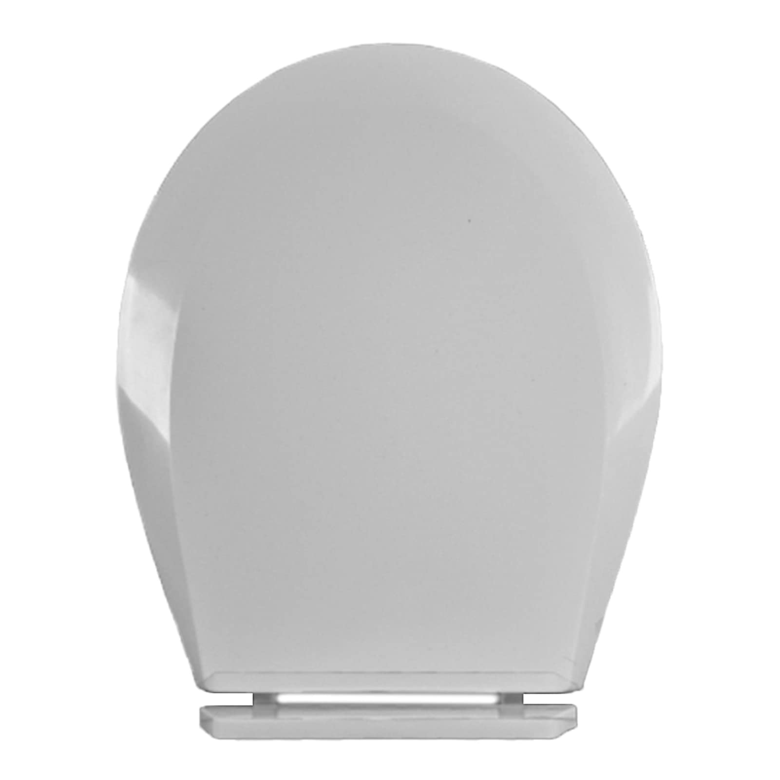 Dxpsxjl White - Fast Drop Quiet Toilet Seat Roma Round, Adjustable, Lightweight, Durable, Portable, User-Friendly, Compact, Plastic, Close, Removable, Never