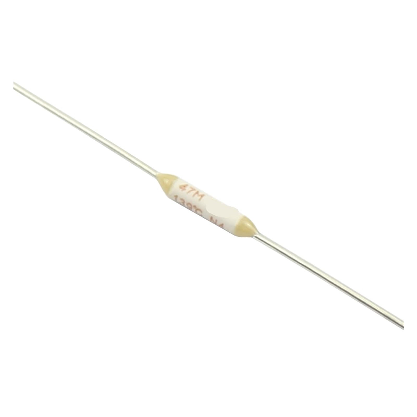 Fusible thermique NISZA évite l'incendie circuit coupure 139C 6A 50V DC à plomb axial 47M