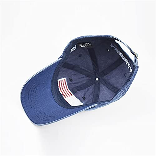 Classic Navy American Flag Baseball Cap Vintage Usa Hat Patriotic Hat Dad Caps Mom Hats Adjustable Washable For Men Women #TOP5