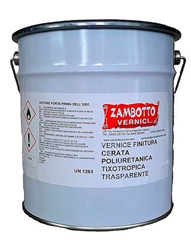 2 litros de acabado encerado poliuretano Tixotropica transparente + 1 litro de catalizador, satinado 30 Gloss