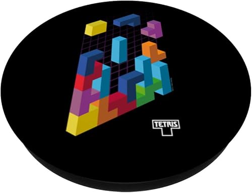 Miniatura 2 de Tetris PopSockets de arte de juegos 3D intercambiables PopGrip