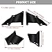ECOTRIC Splash Guards Fender Liner Shield Compatible with 2003-2022 Toyota 4 Runner 2007-2014 FJ Cruiser 2003-2020 Land Cruiser 2003-2020 Lexus GX460 GX470 Replace for 5373535150 5373635150 5388635020