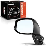 A-Premium Driver Side Power Door Mirror Compatible with Honda Civic 2012 2013 - Non-Heated Manual Folding Black Outside Rear View Mirror
