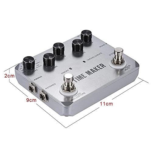 LTD-02 Guitar Delay Pedal Time Maker 11 Types of Ultimate Delay Pedals Bass Guitar Effect Pedal with Tap Tempo True… - Les Beatles, Paul McCartney, John Lennon, RIngo Starr, George Harrison LTD-02 Guitar Delay Pedal Time Maker 11 Types of Ultimate Delay Pedals Bass Guitar Effect Pedal with Tap Tempo True… – Image 3