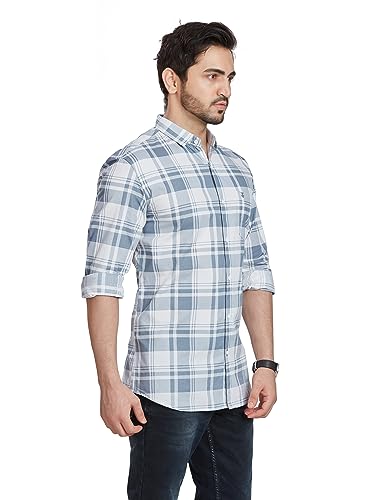 Image of BE ACTIVE Cotton Casual Checks Shirts for Men|| Casual Shirts for Men|| Mens Casual Shirts Full Sleeve