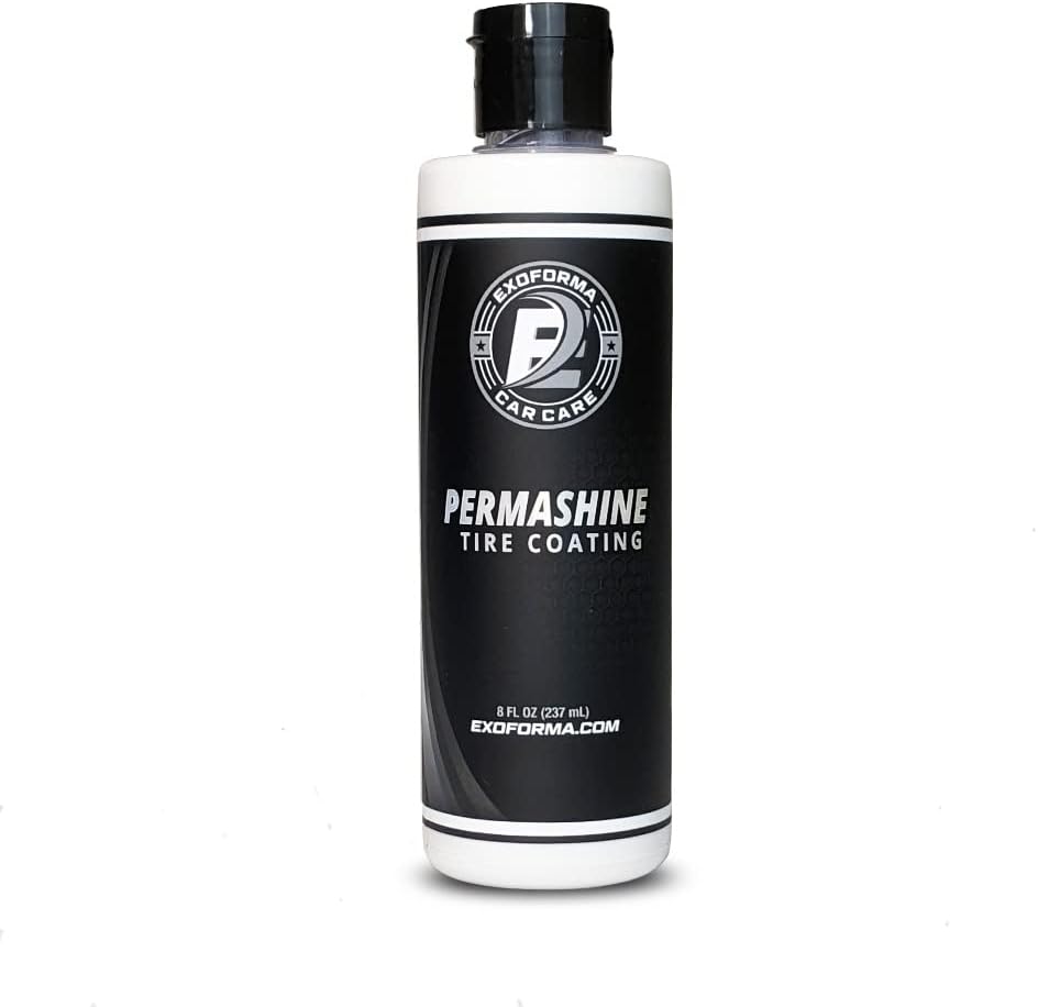 PermaShine - Super Durable Tire Coating & Dressing, Extremely High Shine That Won't Wash Off, Lasts Months, Dry to The Touch with A No Sling Finish
