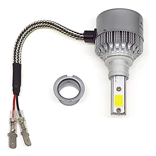 Par Lâmpadas Automotiva H3 Super Led 72w 6000k 8200 Lumens Honesty TP9 Super Branca