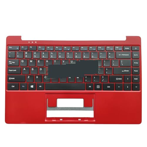 Repose-Paume avec Clavier Anglais pour IPASON Storm Dragon P3 14 Pouces Coque Rouge US