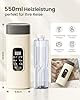 Wasserkocher Klein 550ml, Tragbarer Wasserkocher, 6-in-1 Reisewasserkocher, Schnelles Aufheizen, Innenauskleidung aus Edelstahl 304, Für Tee, Kaffee und Babymilch, Weiß #1