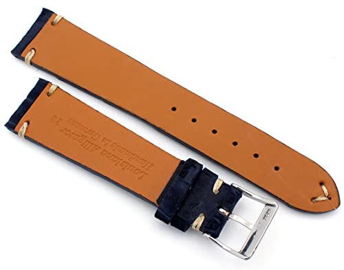 Bracelet Alligator Sulla 20mm résistant pour montre de luxe
