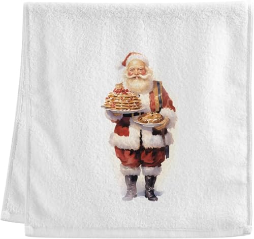 フェイスタオル 猫柄 おもしろ ハンドタオル サンタ アニメ バスタオル 吸水 速乾 軽量 薄手 耐久性 綿100% 抗菌防臭 ギフト 75×40cm 1枚セット