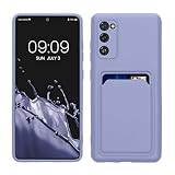 kwmobile Handyhülle kompatibel mit Samsung Galaxy S20 FE Hülle - Handy Cover mit Fach für Karten - in Lavendel