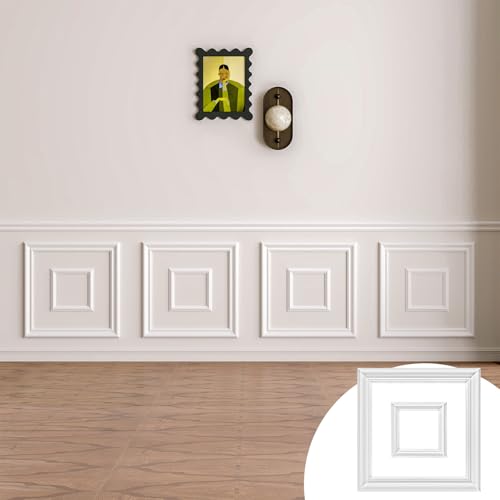 Image of Art3d Premade Peel and Stick Door Molding Trim Kit, 4 Frames Set, 20 inchx 20 inch