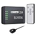 Neoteck 4K HDMI 2.0 Switcher 5 Porte Switch 5 Entrata 1 Uscita Supporta 4K@60Hz YUV 4:4:4 e HDR HDMI con Telecomando IR per Blu-ray PS4 Pro TV Laptop Projector HDTV