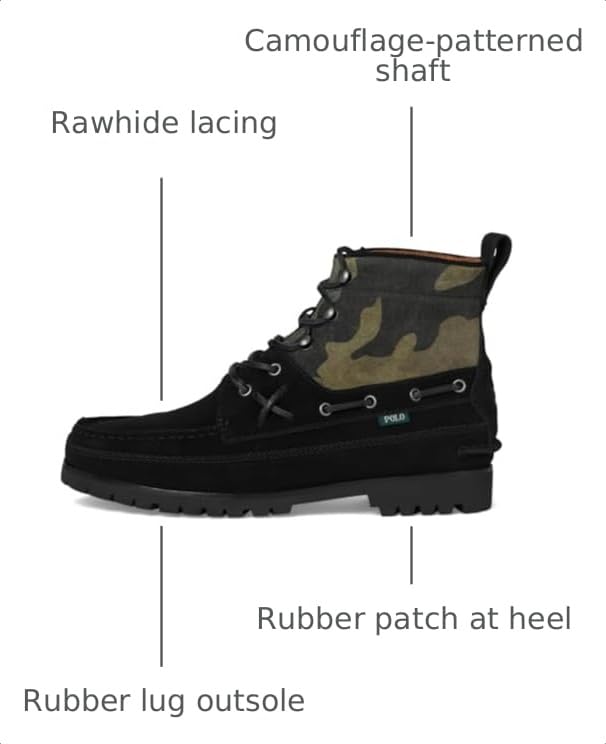 Image of POLO RALPH LAUREN Ranger Mid Camo Suede Boot