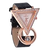 TOYANDONA Reloj de Pulsera para Mujer con Diseño y Correa Reloj Incrustaciones de Diamantes de Imitación Elegante y Cómodo para Uso Diario