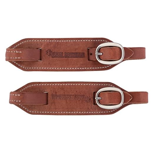 Weaver Leather Ken Mcnabb Slobber Straps, Russet
