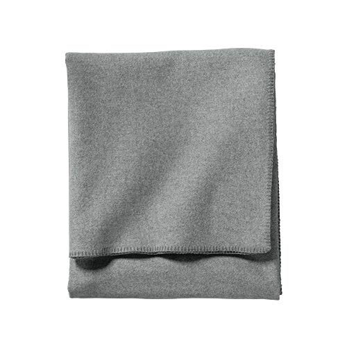 Pendleton, Eco-Wise Washable Wool Blanket, Grey Heather, Queen #TOP15