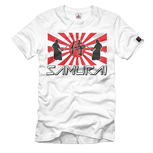 T-Shirt Japon Samouraï Blanc XL pour Vos Sorties Décontractées