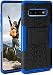 Produktbild ONEFLOW Tank Case kompatibel mit Samsung Galaxy S10 Plus - Hülle Outdoor stoßfest, Handyhülle mit Ständer, Kamera- und Bildschirmschutz, Handy Hardcase Panzerhülle, Horizon - Blau