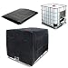 Cubierta Protectora Depósito Agua IBC, Impermeable Funda Deposito IBC 1000 L Cubierta Contenedor IBC, Solar Cubierta de Lona Protectora, Antipolvo Anti UV, Oxford 210D, 116 x 100 x 120 cm (Negro)