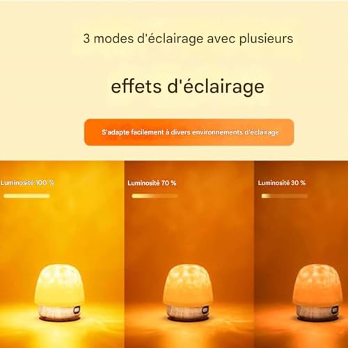Lampe lune pour table de chevet camping et salon - 5