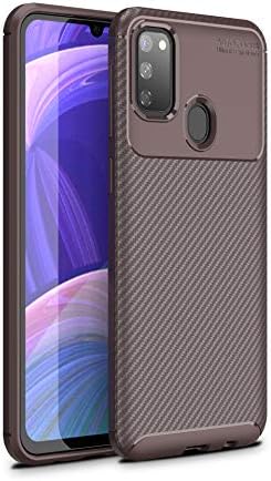 Galaxy M30s Case, Galaxy M30s Cover, Cruzerlite Design Back Cover Anti-Scratch Shock Absorption Case for Samsung Galaxy M30s (Carbon Coffee)