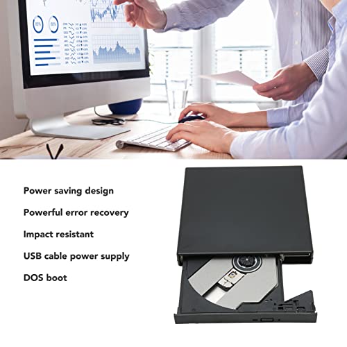 Unidad DVD Externa USB 2.0 Compatible Laptop PC miniatura 2