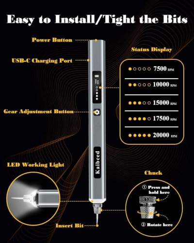 Kaibced Cordless Engraving Pen - image 7