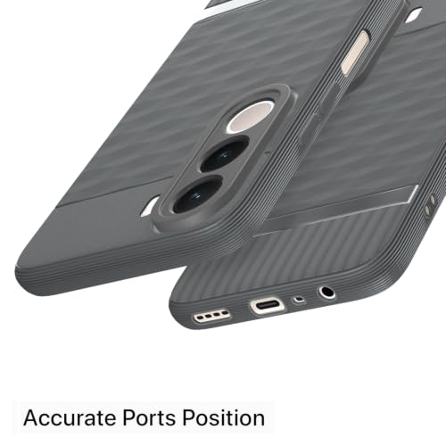 Image of Outlouders Back Cover for Realme C100x | Full Camera Protection | TPU Soft Flexible Shockproof Bumper Case (Grey)