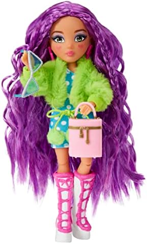 MGA Dream Ella Extra Iconic Mini Model Doll - DREAMELLA - Purple Hair & Cheeks with Heart - 3+ Years