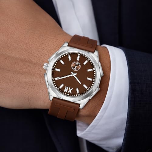 Image of styledose Men's Watch Analog Quartz with Chronograph & Silicone Strap -Casual & Formal Wrist Watch for Men