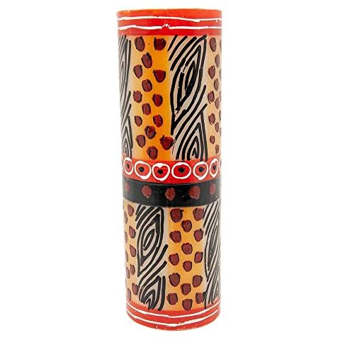 Kapula Hand Painted Large Pillar Candle Cover