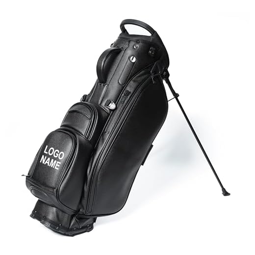 Lightweight PU Leather Golf Stand Bag
