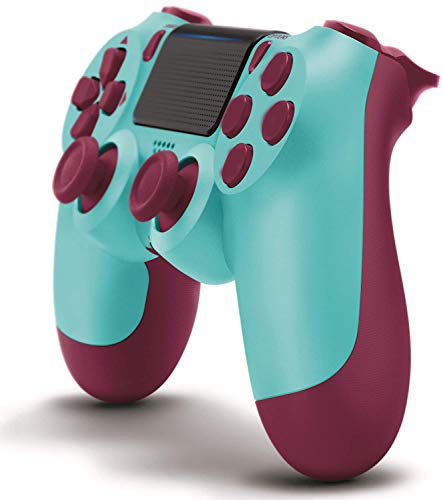 Game Controller for PS4 Wireless Gamepad for PS4/PS4 Pro/PC and Laptop with Vibration and Audio Function, Mini LED Indicator, High-Sensitive Controller with Anti-Slip(Berry Blue)