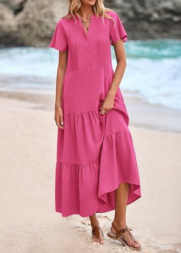 Image of KIRUNDO Summer Maxi Dresses for Women 2026