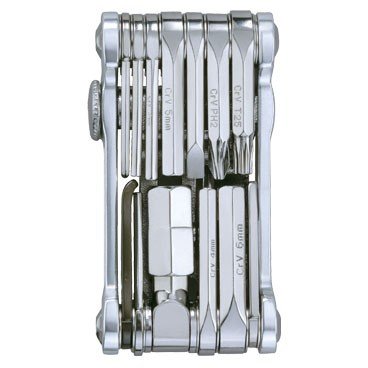 Topeak Multifunktionswerkzeug Mini 20 Pro, Silber, 15400166
