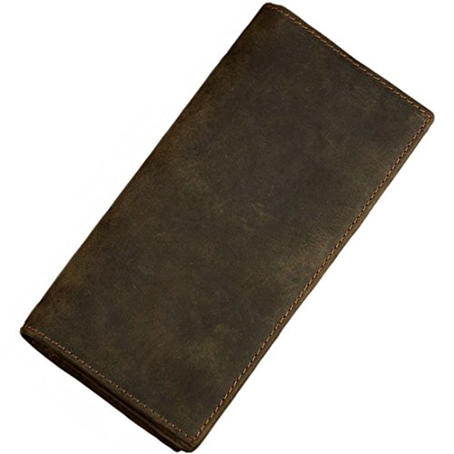 Stylish leather checkbook cover - leather 3rd anniversary gifts for him