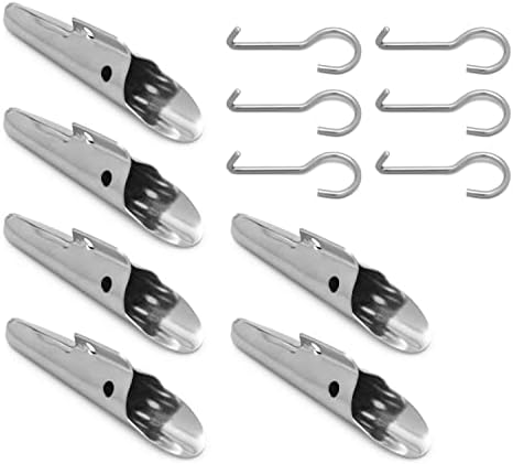 IXTH Gate IXTH GATE Tree Tapping Taps - 6 Pack of Stainless Steel Spiles with Hooks - Harvest Sap from Maple Trees