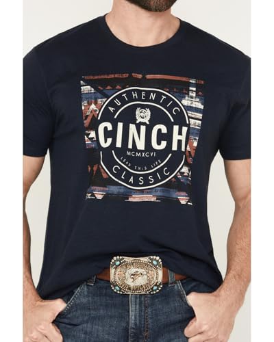 Cinch Men's Navy Short Sleeve Authentic T-Shirt3