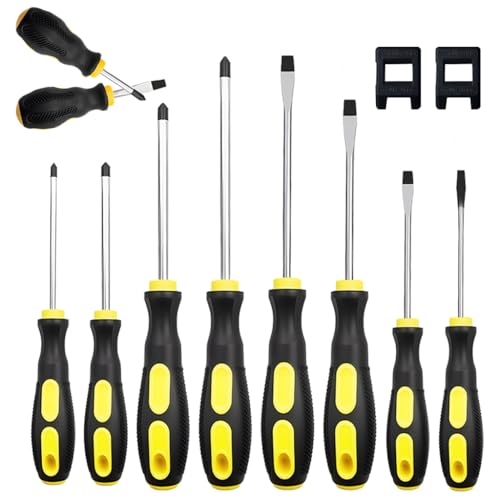 Aoyfuwell 11 Piece Magnetic Screwdriver Set with Storage Bag