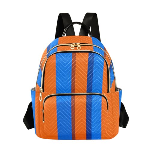 Sac à dos léger 14" matelassé et ergonomique - Modern Lines Orange