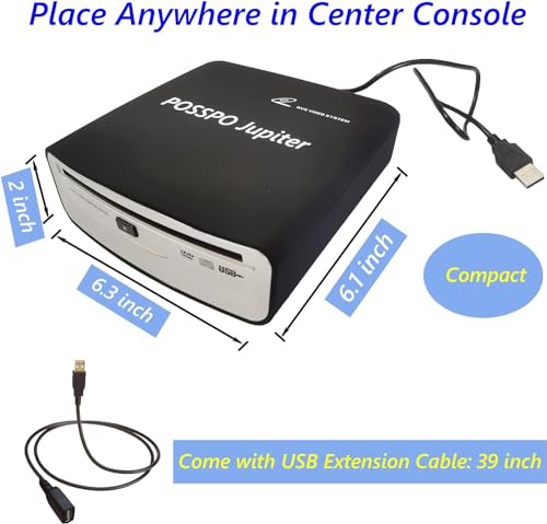 POSSPO Jupiter 2-in-1 CD/DVD Player